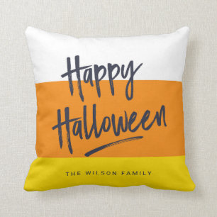 Süßer Süßigkeits-Mais glückliches Halloween Kissen