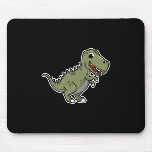 Süßer T-Rex-Dinosaurier-Aufkleber – Lustiger Carto Mousepad
