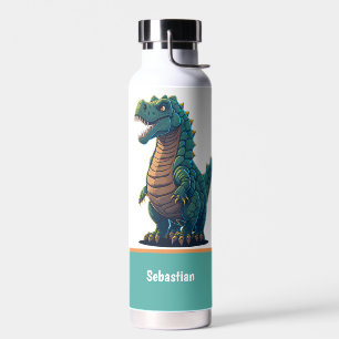 Süßer T-Rex Glücklicher Tyrannosaurus Rex Dinosaur Trinkflasche