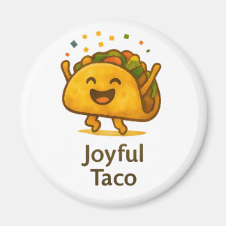 Süßer Taco-Kühlschrankmagnet | Lustiges Geschenk f Magnet
