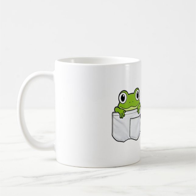 Süßer Taschenfrosch Kaffeetasse (Links)