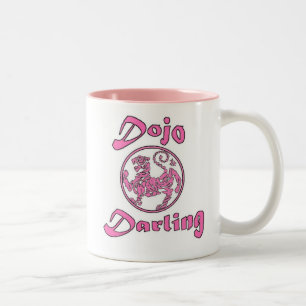 Süßer Tasse-Rosa Ton 2 des Dojo Zweifarbige Tasse