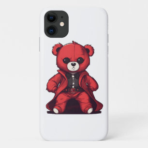 Süßer Teddy roter Junge Case-Mate iPhone Hülle