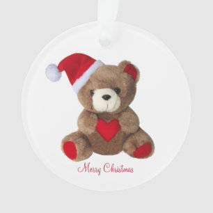 Süßer Teddybär auf weiß Ornament