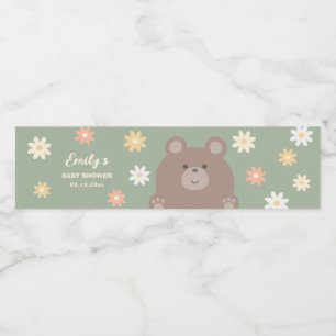 Süßer Teddybär Frühling Baby Junge Baby Shower