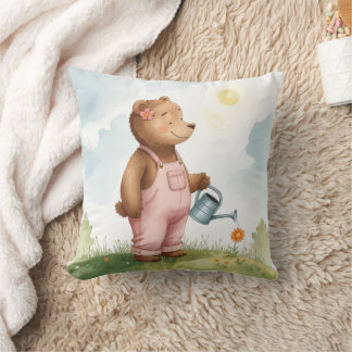 Süßer Teddybär-Garten-Wurfkissen für Kinder Nu Kissen