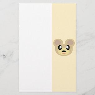 SÜßER TEDDYBÄR HONIG GLÜCKLICHES GESICHT FREUND KA BRIEFPAPIER