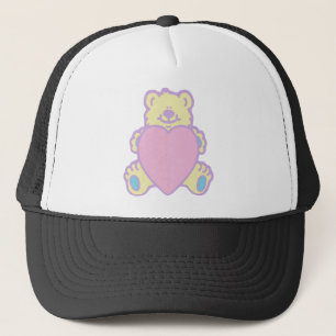 Süßer Teddybär Liebesherz Truckerkappe