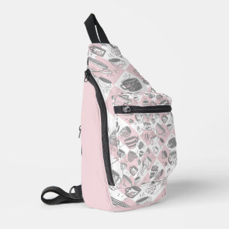 Süßer-Tee-Druck-Nähbeutel Crossbody Bag