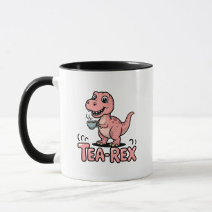 Süßer Tee-Rex rosa Dinosaurier – Schluck passiert! Tasse