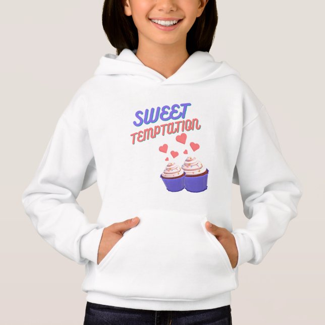 Süßer Temptanto-Kuchen Hoodie (Vorderseite)