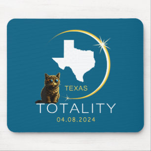 Süßer Texas Totaler Sonnenfinsternis-Kater Mousepad