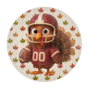 Süßer Thanksgiving-Day-Football-Truthahn Schneidebrett