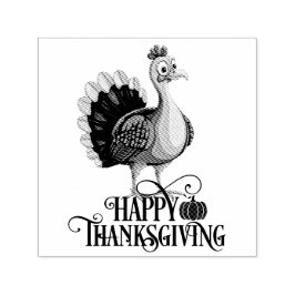 Süßer Thanksgiving Truthahn Permastempel