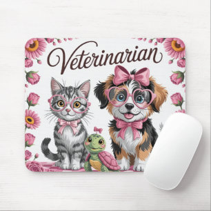 Süßer Tierarzt Mousepad