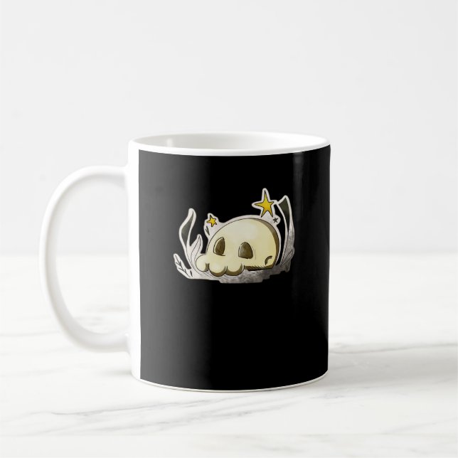 Süßer Totenkopf Oversized Kaffeetasse (Links)