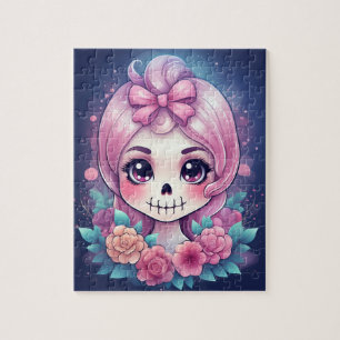 Süßer Totenkopf-Puzzle