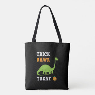 Süßer Trick oder Treat Halloween Brontosaurus Dino Tasche