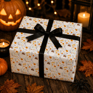 Süßer Trick-or-Treat-Halloween Geschenkpapier