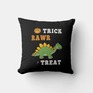 Süßer Trick-Roar-Behandelter Halloween Stegosaurus Kissen
