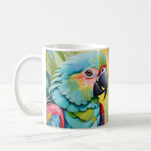 Süßer tropischer Papagei Kaffeetasse
