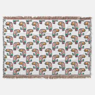 Süßer tropischer Tukan-Vogel-Tier-Geschenk für Kin Decke
