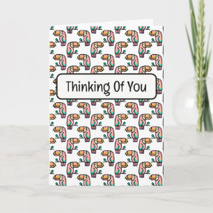 Süßer tropischer Tukane-Vogel-Tier-Geschenk für Ki Karte