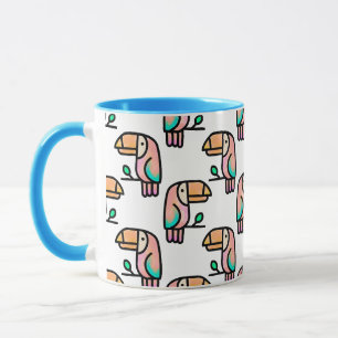 Süßer tropischer Tukane-Vogel-Tier-Geschenk für Ki Tasse