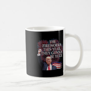 Süßer Trump 4. Juli Feuerwerk wird yuge Ame sein Kaffeetasse