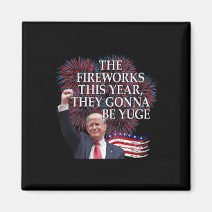 Süßer Trump 4. Juli Feuerwerk wird yuge Ame sein Magnet