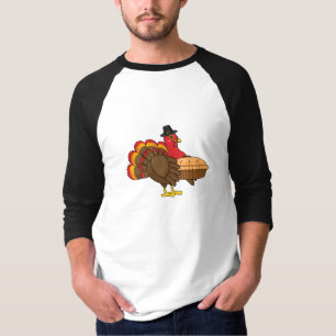 Süßer Truthahn mit Kürbiskuchen zum Erntedankfest T-Shirt
