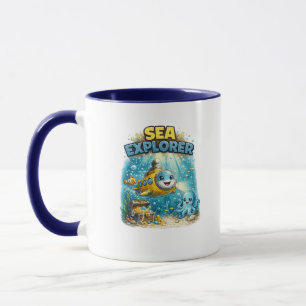 Süßer U-Boot-Kaffeebecher Sea Explorer Tasse