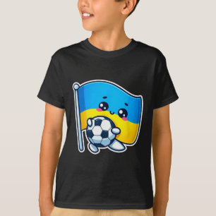 Süßer ukrainischer Bynner-Fan Ukraine-Flagge Niedl T-Shirt