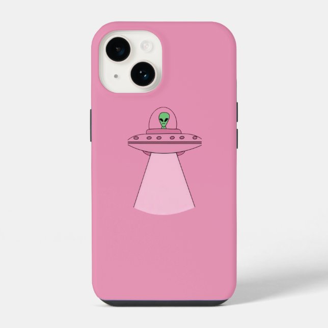 Süßer und lustiger Alien-Cookie iPhone 14 Hülle (Rückseite)