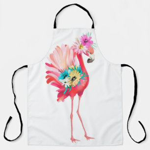 Süßer und schöner rosa Flamingo mexikanischer Voge Schürze