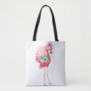 Süßer und schöner rosa Flamingo mexikanischer Voge Tasche