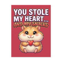 Süßer Valentins-Hamster – Du hast mein Herz und me