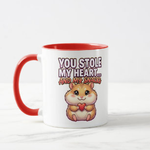 Süßer Valentins-Hamster – Du hast mein Herz und me Tasse