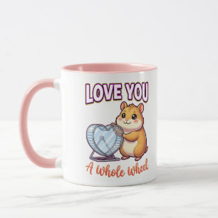 Süßer Valentins-Hamster – Liebe dich ein ganzes Ra Tasse