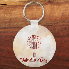Süßer Valentins-Nussknacker-Herz-Schlüsselanhänger Schlüsselanhänger