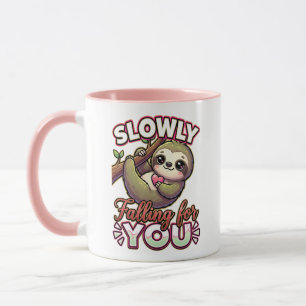 Süßer Valentins-Schlenther - Langsam für dich fall Tasse
