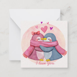 Süßer Valentinstag Mitteilungskarte