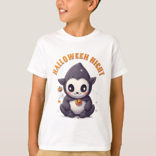 Süßer Vampir-Kürbis-Halloween-Charakter 🦇 T-Shirt