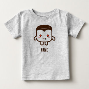 Süßer Vampir-Marshmallow-Halloween Baby T-shirt