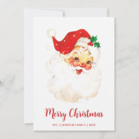 Süßer Vintage-Weihnachtsmann Weihnachten