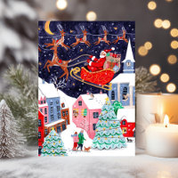Süßer Vintage-Weihnachtsmann Weihnachten Nordische