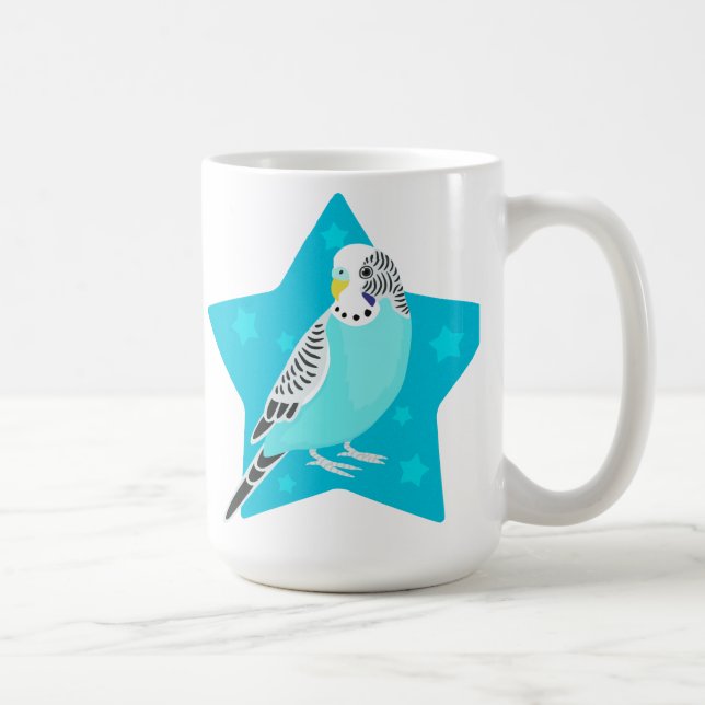 Süßer VogelParakeet Kaffeetasse (Rechts)