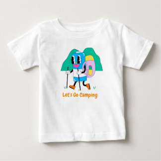 Süßer Wandernder Batterie-Charakter – Lustiges Cam Baby T-shirt