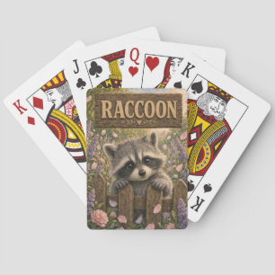 Süßer Waschbär-Babygeschichtenbuch-Nursery-Tier Spielkarten