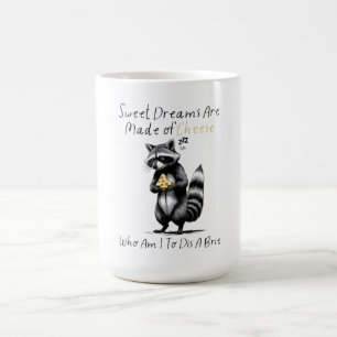Süßer Waschbär Brie-Witz Süßer Käse Essen Spruch Kaffeetasse